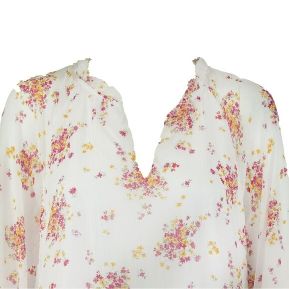 Vince Camuto White Coral Floral Dress - Picture 4 of 4